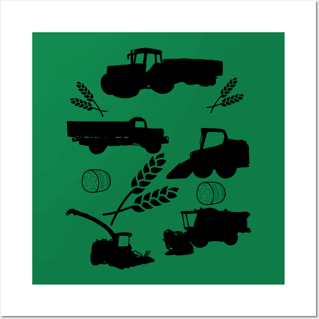 farming Wall Art by Ntdesignart